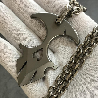 TC21 Titanium Knuckle Duster Broken Window Decoration