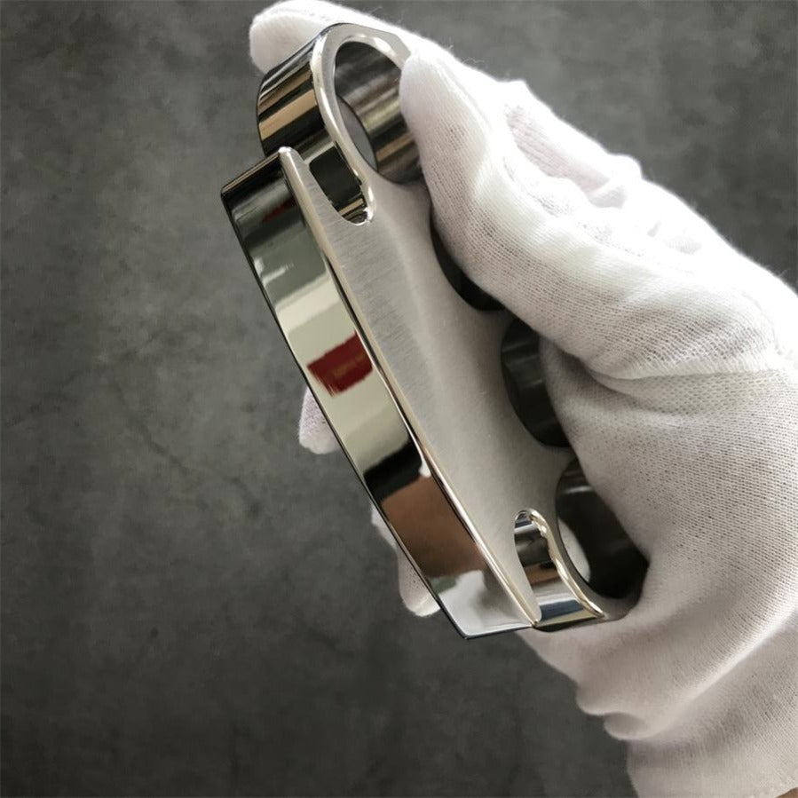 Brushed and Mirror Polished Craft Steel Knuckle Duster