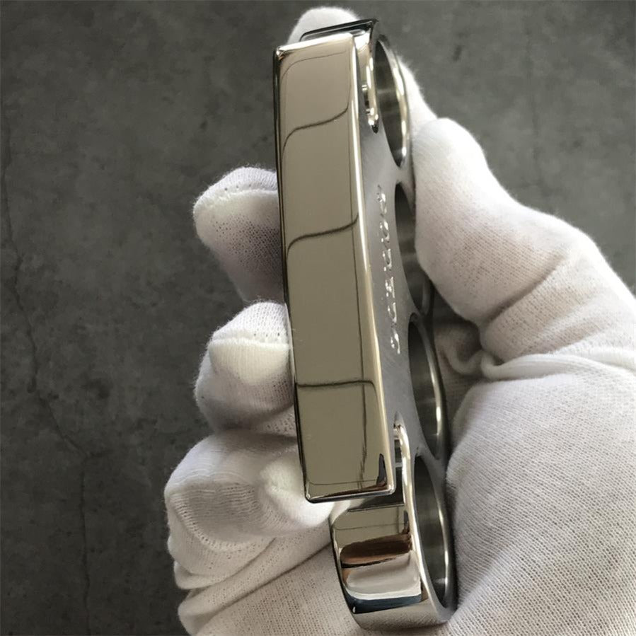 GODEDC Brushed and Mirror Polished Craft Steel Knuckle Duster