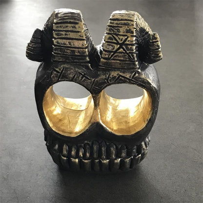 Fashion Skull Knuckle Duster Ram Horn Decorations