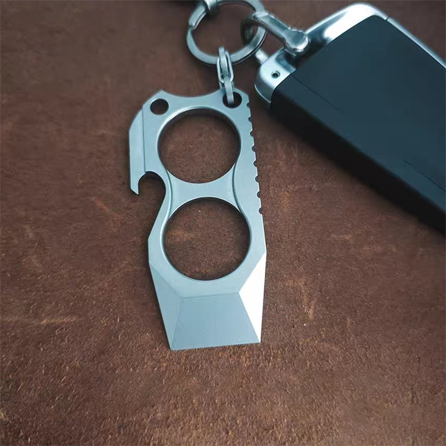 Lightweight Titanium Alloy Crowbar Bottle Opener EDC Tool