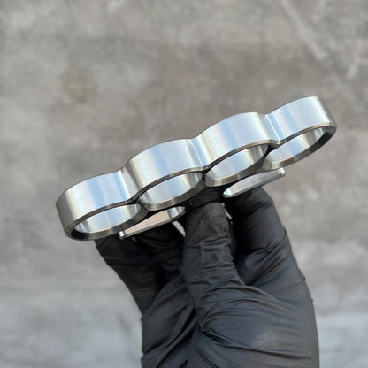 Solid Steel Knuckle Duster Broken Window Self-defense EDC Tool