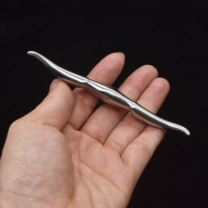 Damascus Steel Bullhead Knife Portable EDC Decoration