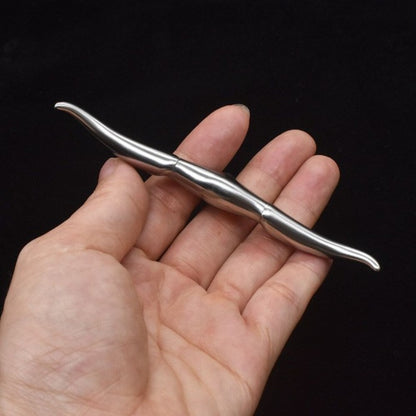 Damascus Steel Bullhead Knife Portable EDC Decoration