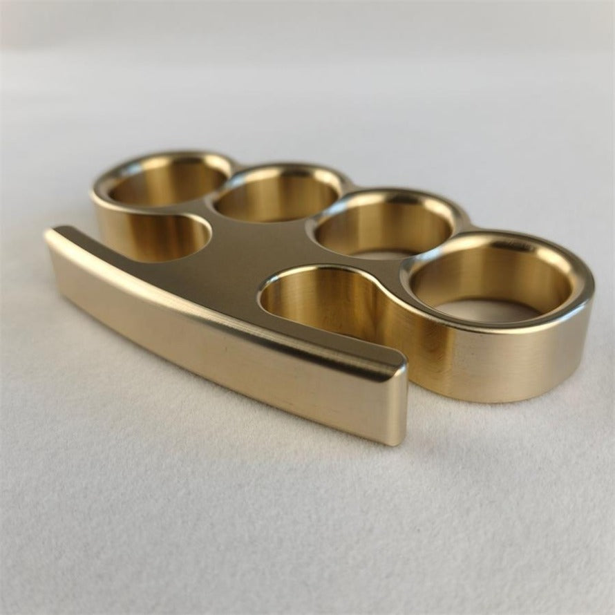 Solid Brass Knuckle Duster Broken Window Self-defence EDC Tool