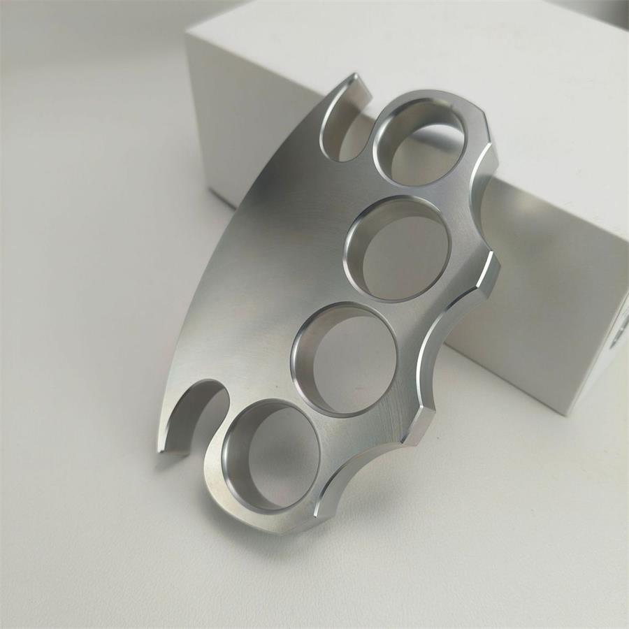 Solid Steel Knuckle Duster Outdoor Self-defense EDC Protective Gear