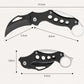 Outdoor Claw Knife Portable Survival Folding Knives Fishing Safety Defense Pocket EDC Tool
