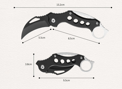 Outdoor Claw Knife Portable Survival Folding Knives Fishing Safety Defense Pocket EDC Tool