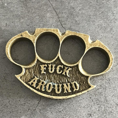 Mini Retro Knuckle Duster Portable Self-defense EDC Tool
