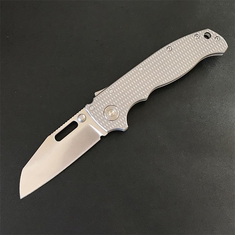 Outdoor Titanium Alloy Folding Knife Camping Hunting Pocket Knives