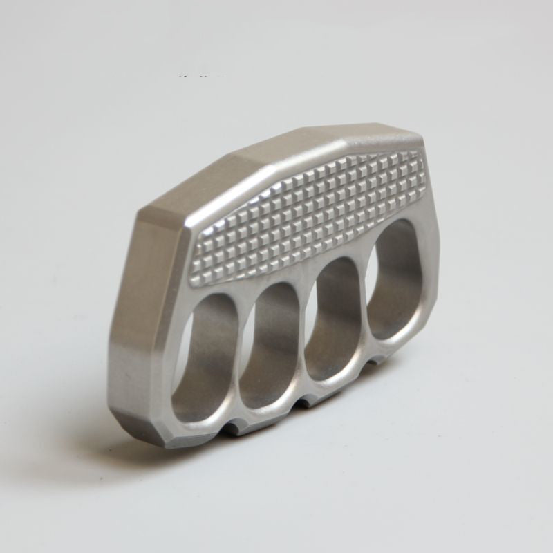Thickened Steel Knuckle Duster Non-slip Self-defense EDC Tool