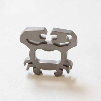 Titanium Alloy Crab Knuckle Duster Bottle Opener EDC Tool