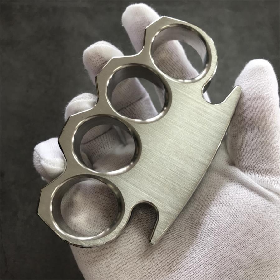 Brushed and Mirror Polished Craft Steel Knuckle Duster