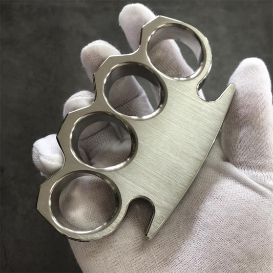Brushed and Mirror Polished Craft Steel Knuckle Duster