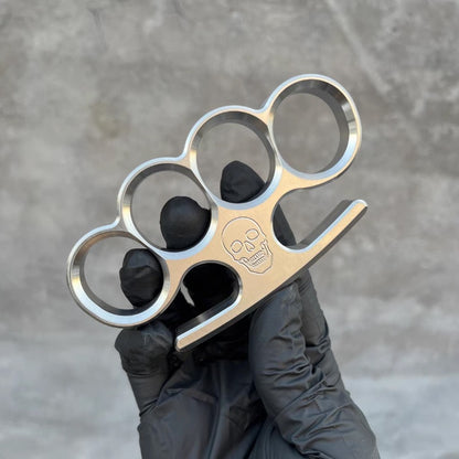 Solid Steel Knuckle Duster Broken Window Self-defense EDC Tool