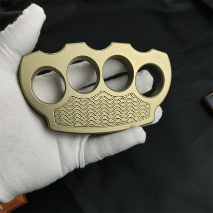 Solid Aluminum Knuckle Boxing Broken Window Self Defense EDC Tool