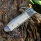 Beef Bone Handle Folding Knife Camping Portable Tactical Knives
