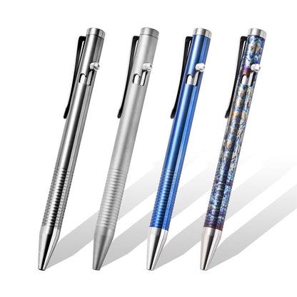 Multifunctional Bolt Titanium Tactical Writing Pen