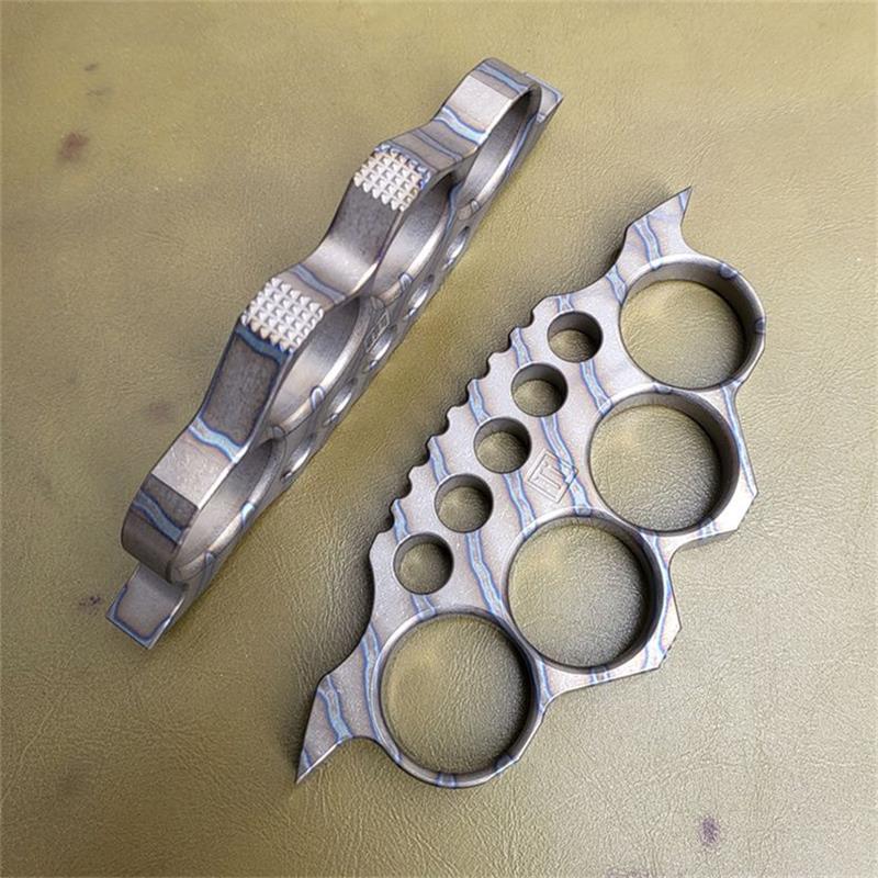 TC4 Titanium Window Breaker Knuckle Boxing Self Defense EDC Tool ...