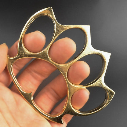 Assassins - Solid Brass Knuckles Duster For Self Defense Window Breaker EDC Supplies