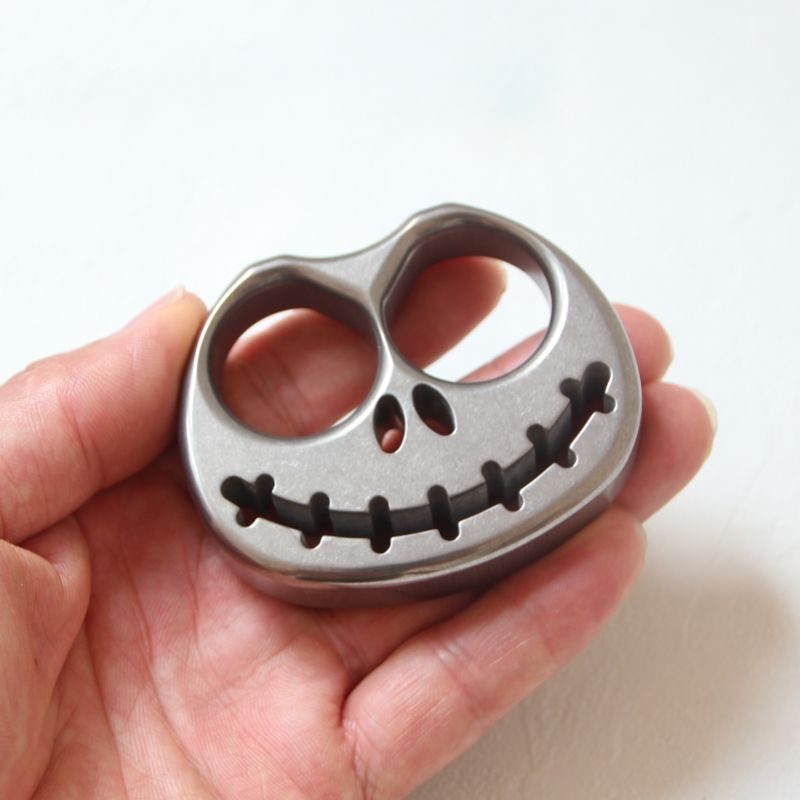 TC4 Titanium Solid Pumpkin Knuckle Duster