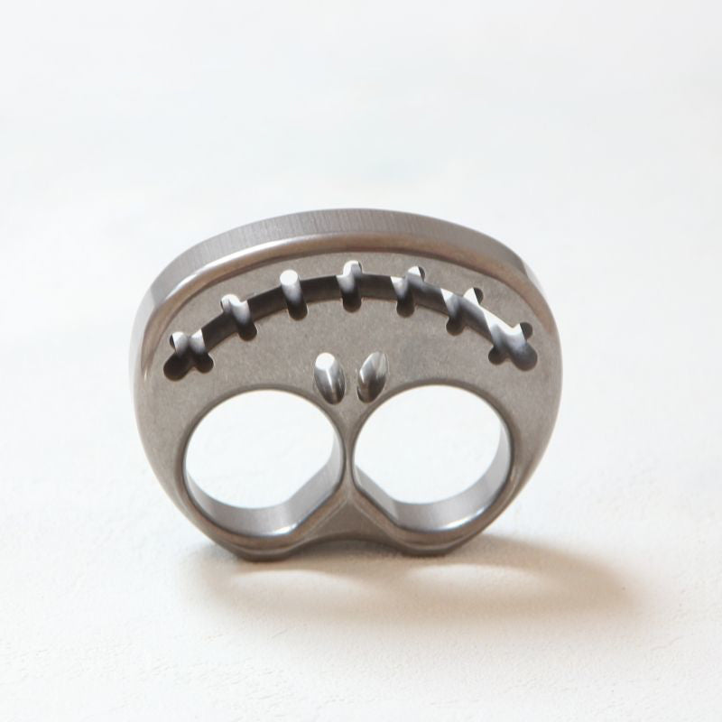 TC4 Titanium Solid Pumpkin Knuckle Duster