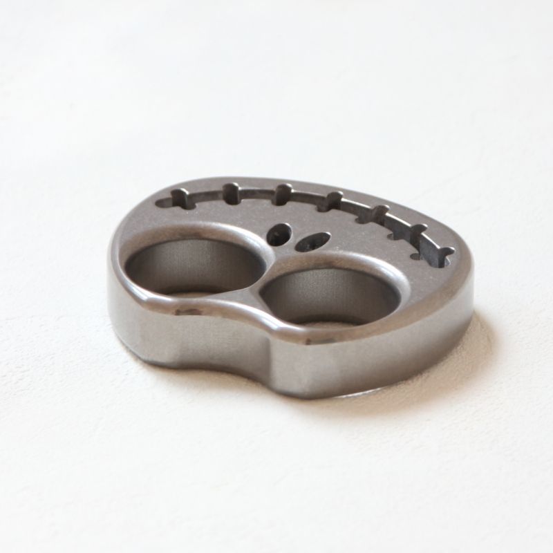 TC4 Titanium Solid Pumpkin Knuckle Duster