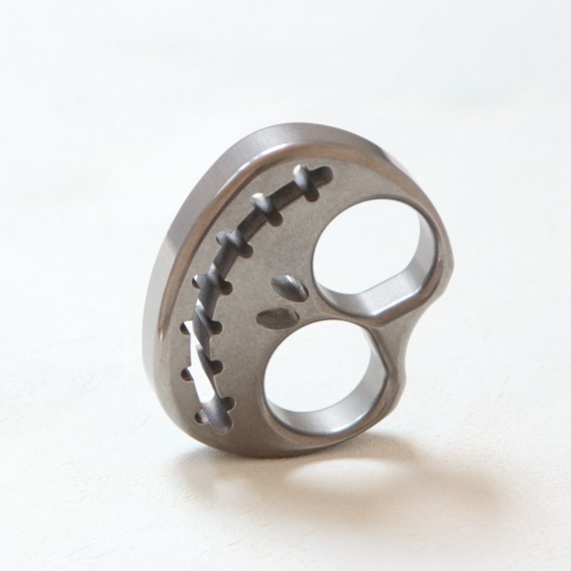 TC4 Titanium Solid Pumpkin Knuckle Duster