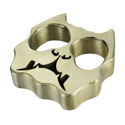 Exquisite Dog Head Brass Knuckle Duster