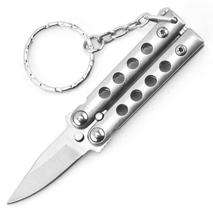 Mini Folding Training Knife Uncut Keychain Knives