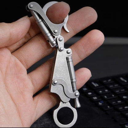 High Rebound Fun Pocket Knife Keychain Self-defense EDC Tool