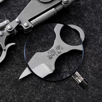 High Rebound Fun Pocket Knife Keychain Self-defense EDC Tool