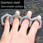 Removable Portable Metal Knuckle Duster Finger Buckle Defense Boxing Broken Window Tool Boxing Protective Gear