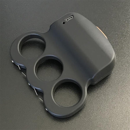 Stun GUN Knuckle Electric Rod Three Finger Electric Shock Device Self-defense