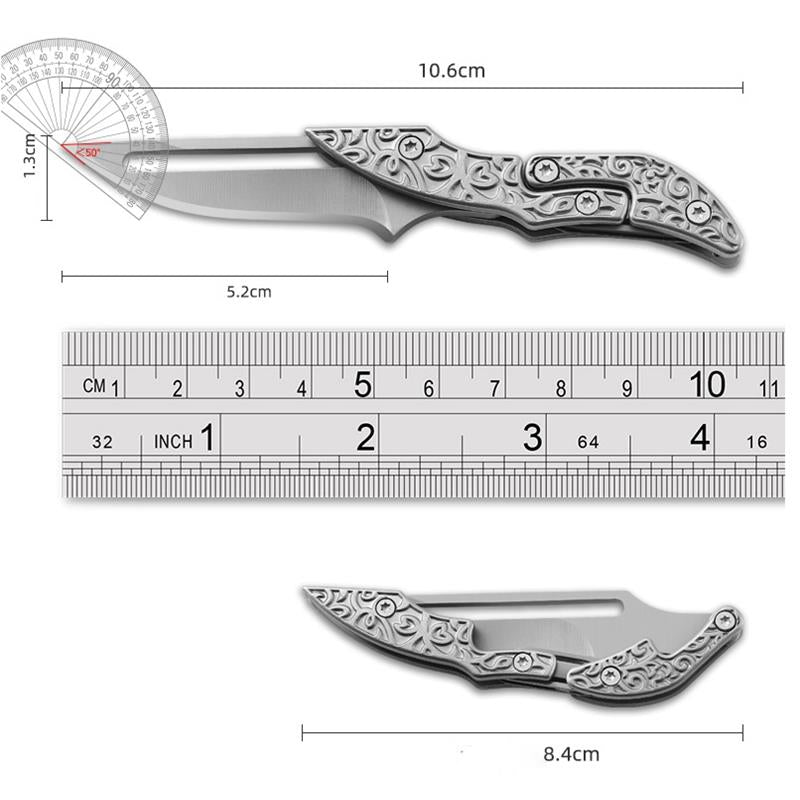 Mini Mechanical Folding Knife Sharp Morphing Pocket Knives
