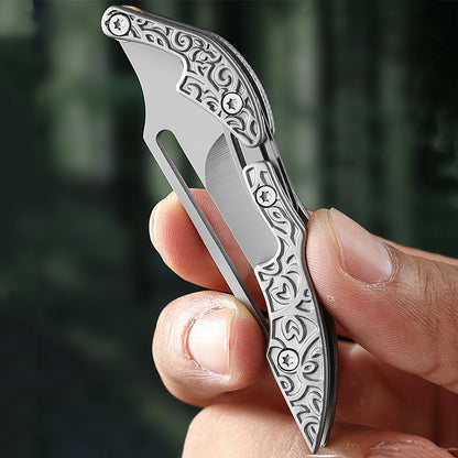 Mini Mechanical Folding Knife Sharp Morphing Pocket Knives