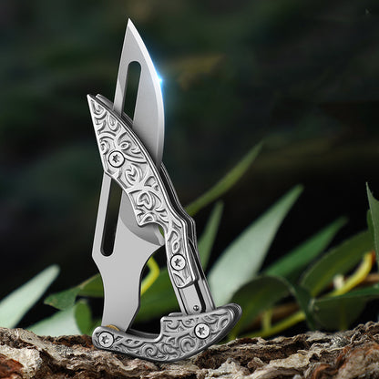 Mini Mechanical Folding Knife Sharp Morphing Pocket Knives