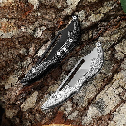 Mini Mechanical Folding Knife Sharp Morphing Pocket Knives