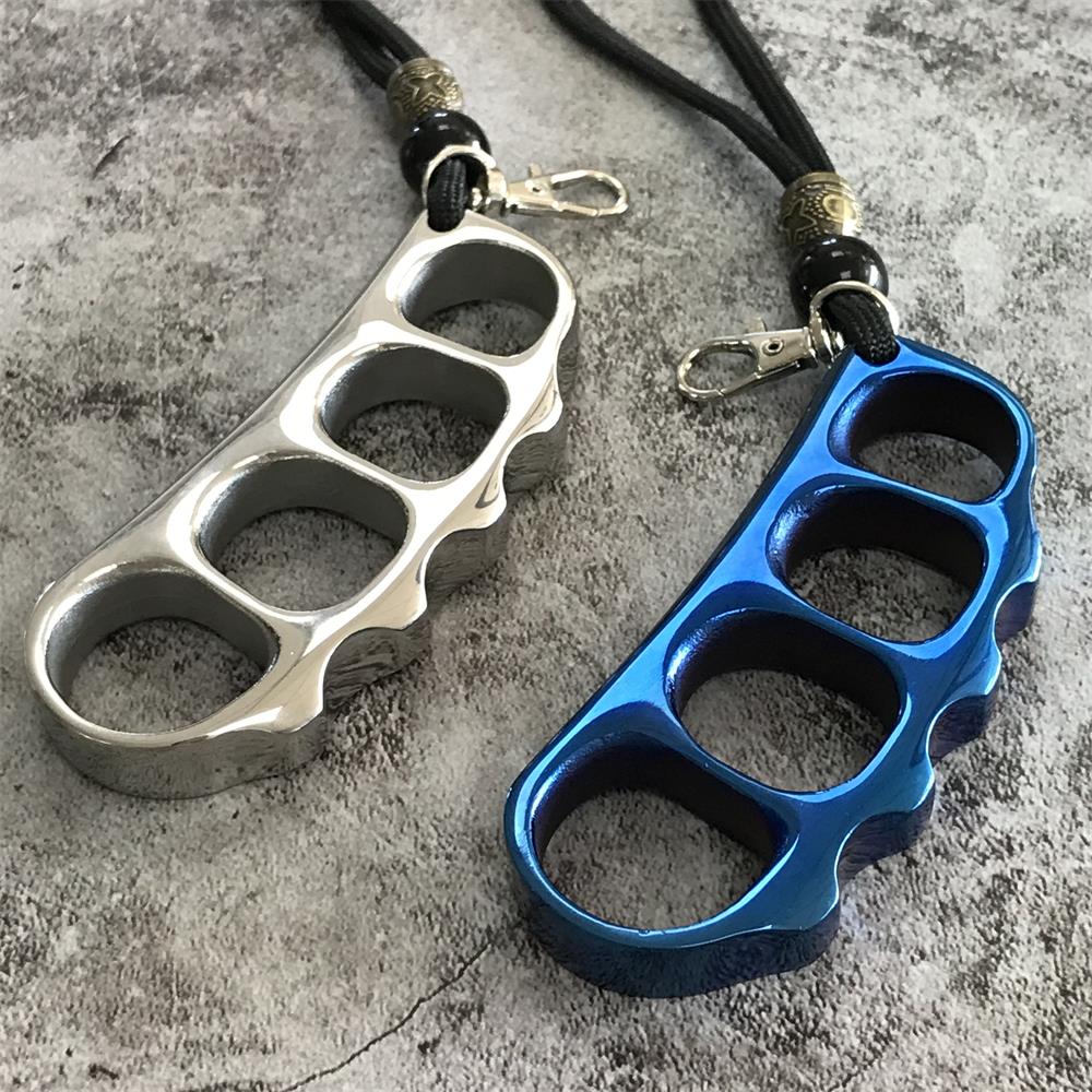 Real Metal Brass Steel And Titanium Knuckle Dusters for Self Defense ...