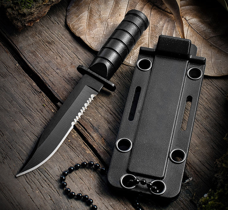 Necklace Small Straight Knife Multifunctional Defense
