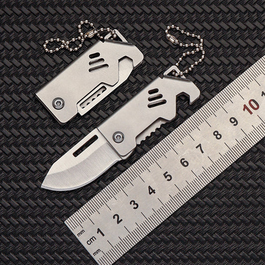Mini Folding Knife Keychain Pendant Bottle Opener Knives