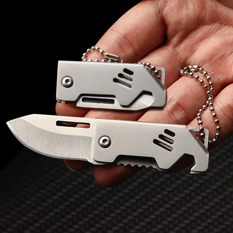 Mini Folding Knife Keychain Pendant Bottle Opener Knives