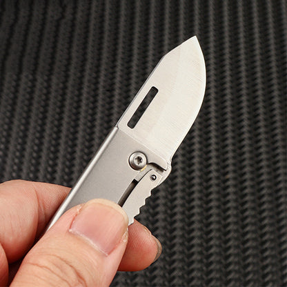 Mini Folding Knife Keychain Pendant Bottle Opener Knives