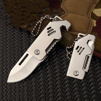 Mini Folding Knife Keychain Pendant Bottle Opener Knives