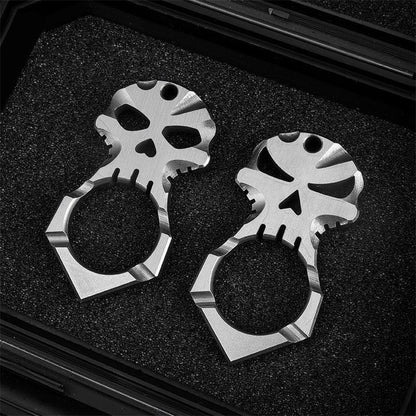 Mini Titanium Knuckle Duster Portable EDC Decoration