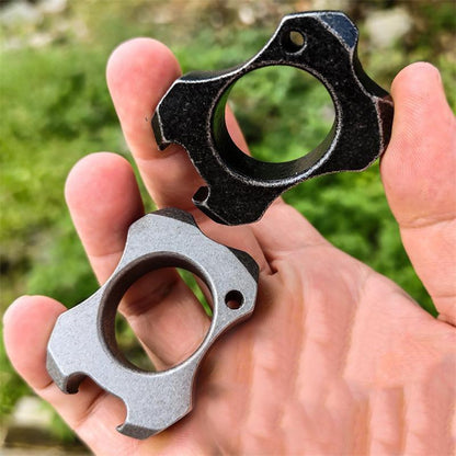 Multifunctional Bottle Opening Knuckle Duster Broken Window Protective Gear