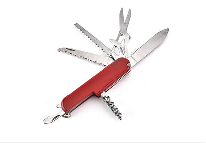 Multifunctional Folding Knife Saw Scissors Bottle Opener