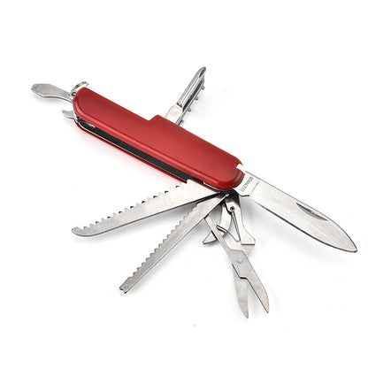 Multifunctional Folding Knife Saw Scissors Bottle Opener