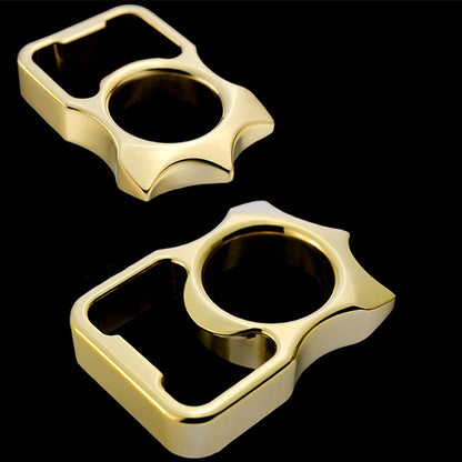 Brass Knuckle Duster Self-Defense Bottle Opener