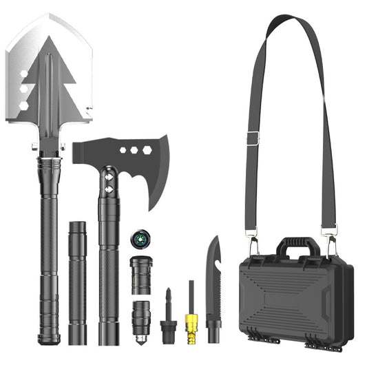 Multifunctional Soldier Shovel Axe Suit Camping Survival Toolbox